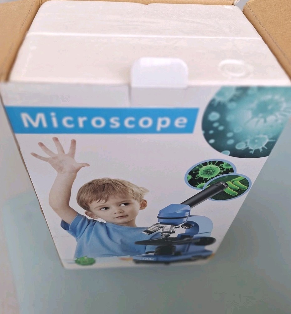 Microscope for Kids Beginners Children Student, 40X- 1000X Compound Microscopes
