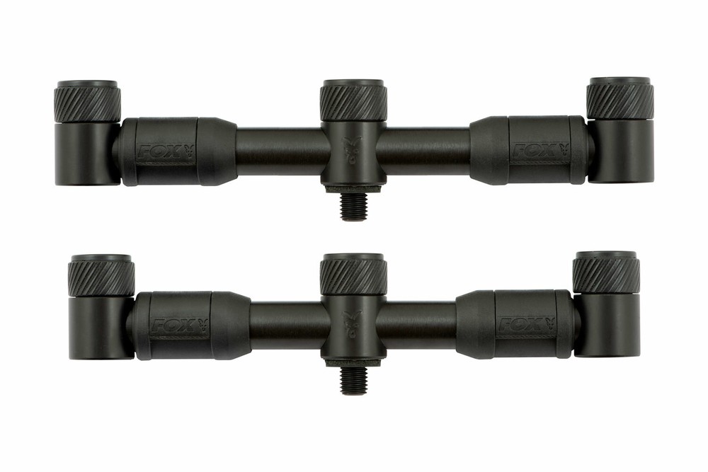Fox 3 Rod Adjustable Buzz Bars Back & Front QR Quick Release Black Label CBB028