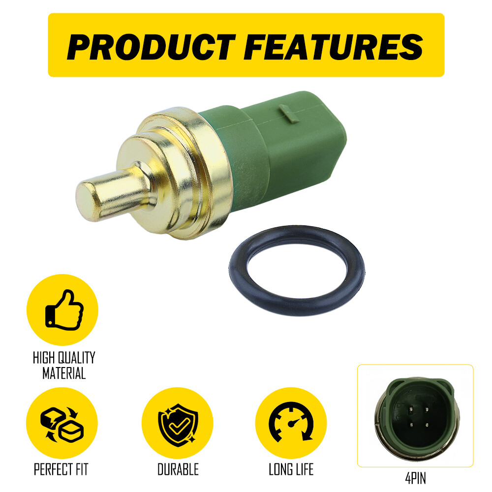 Coolant Temperature Sensor Water Temp Switch For Audi Volkswagen VW Golf Beetle