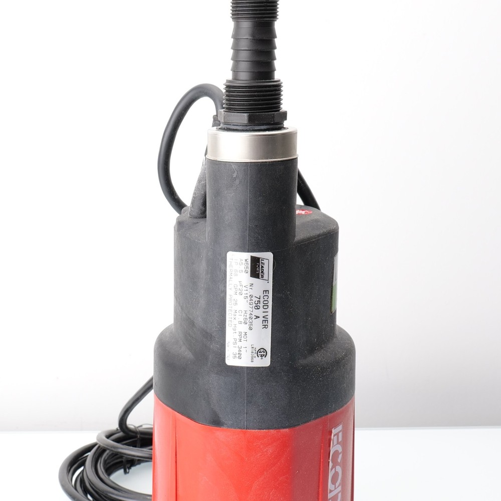 LEADER SUBMERSIBLE PUMP ECODIVER 750A Tested Working