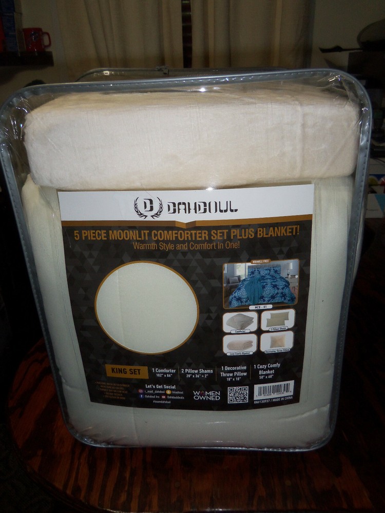 DAHDOUL 5 pc Piece Comforter Set - KING