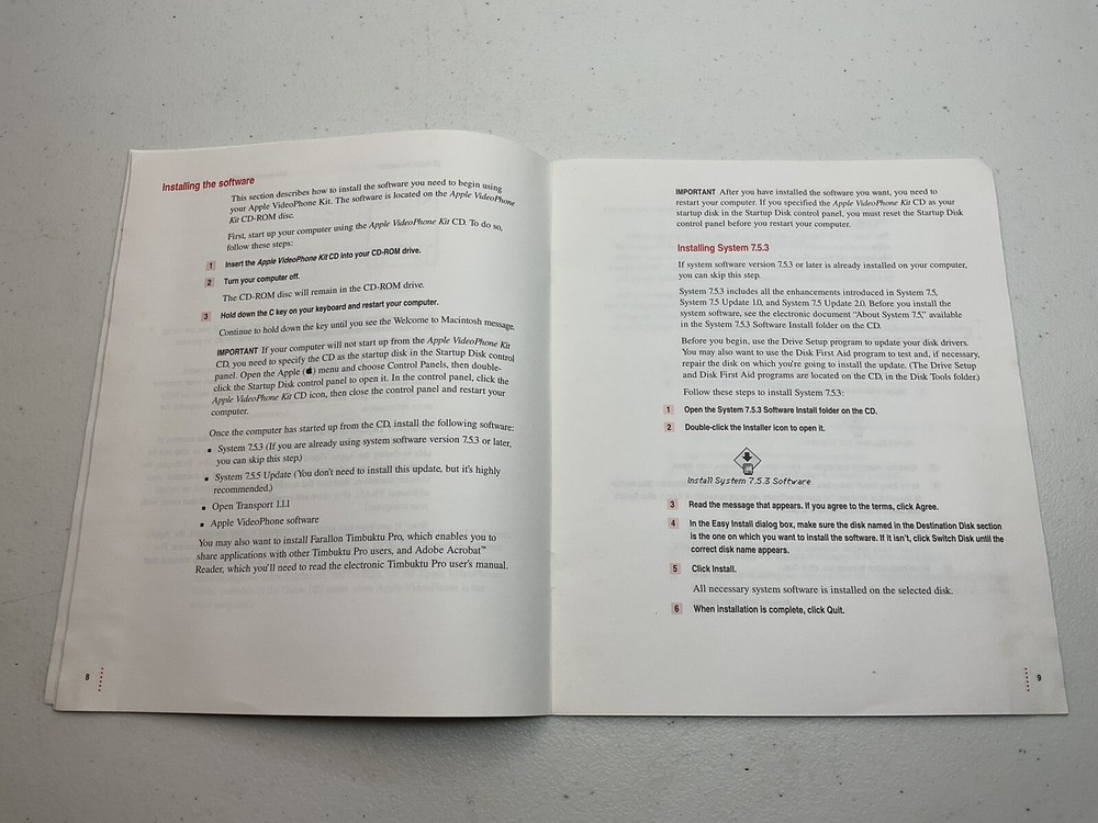 Apple Videophone Kit Installation Manual 030-9132-A