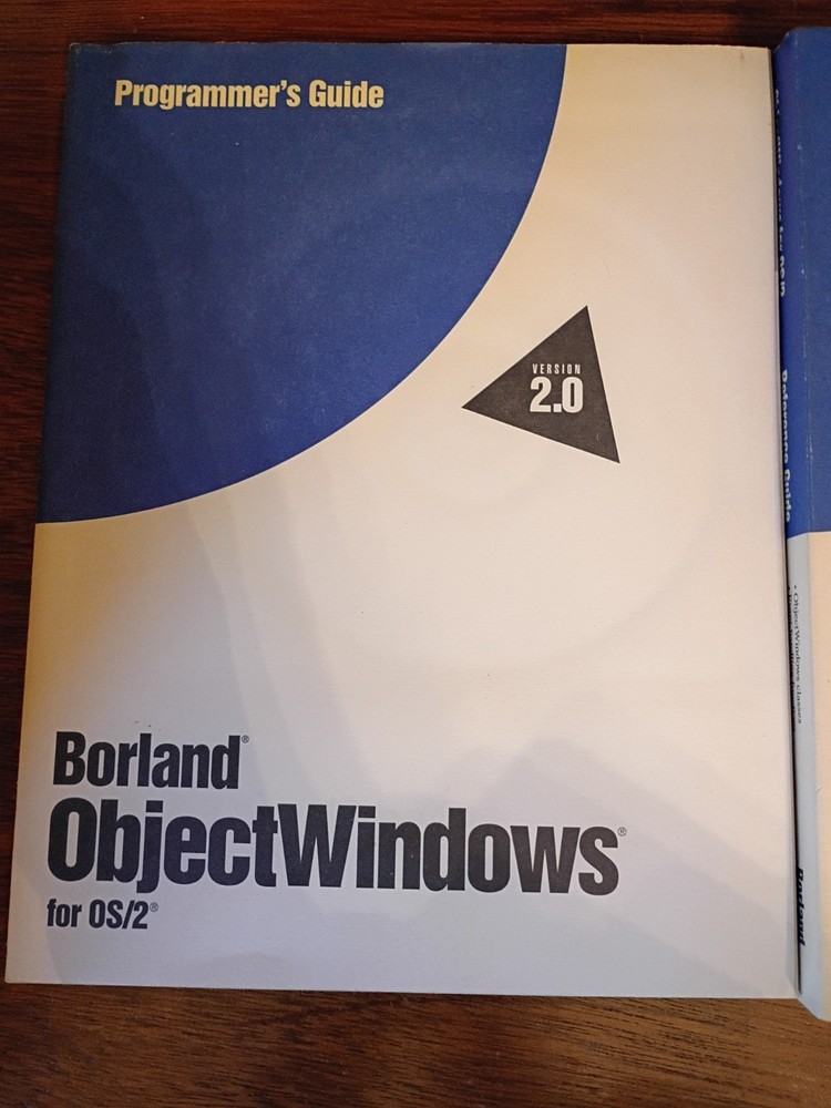 1994 Borland OS/2 Books - Tutorial - Reference - Programmer - Resource...