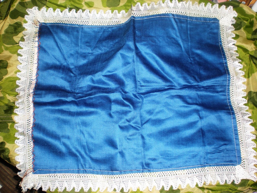 WW2 ORIGINAL ITALY MEDITERRANEAN THEATER-MADE SILK SOUVENIR 1944 DATED