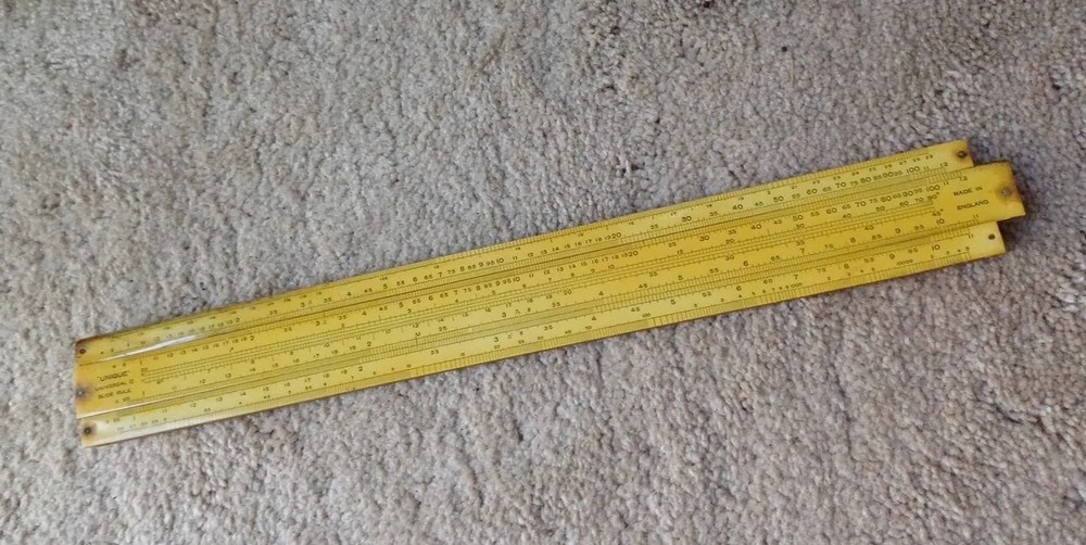 Rare Vintage  Unique Universal Slide Rule