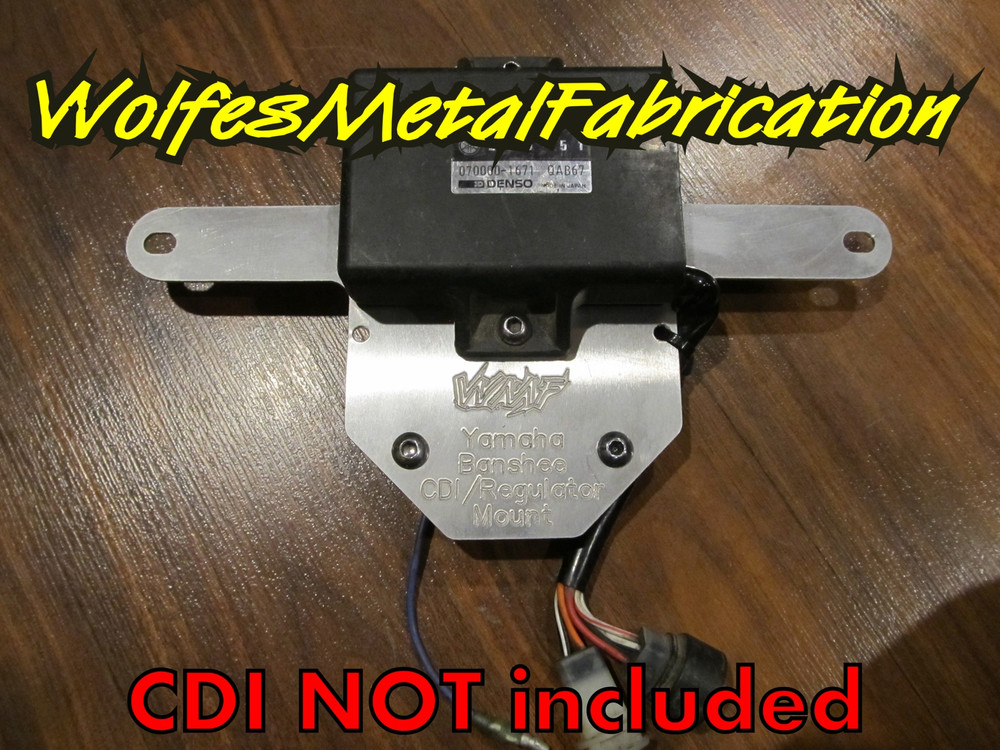 Yamaha Banshee CDI & Voltage Regulator Relocation Bracket Mount Kit, Trail Tech