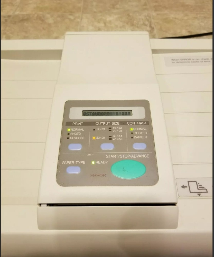 VARITRONICS PROIMAGEPLUS PLUS POSTER PRINTER FULLY FUNCTIONAL!!! SEE PICTURES!!!