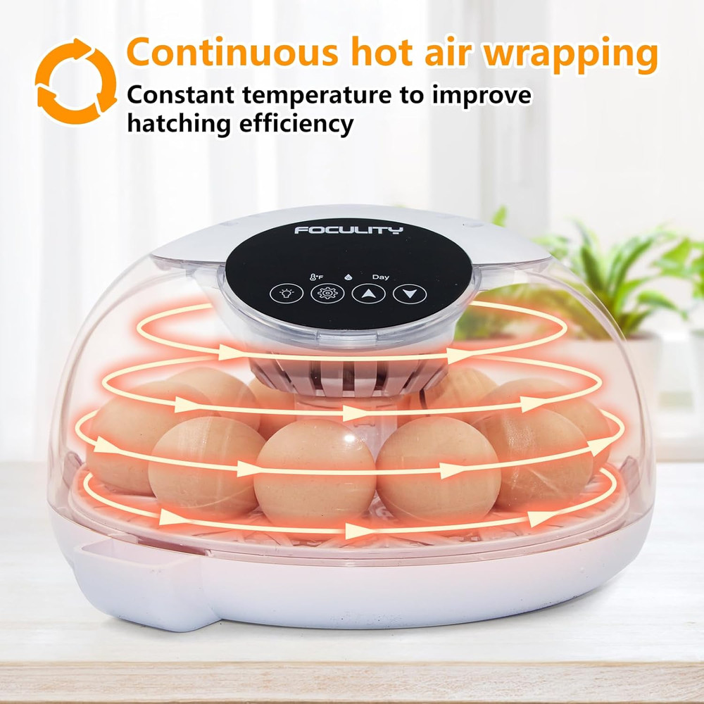 Egg Incubators for Hatching Eggs with Smart Automatic Turning Small Poultry Duck