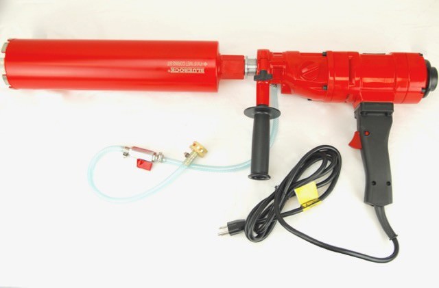 BLUEROCK ® TOOLS 4Z1 CONCRETE CORING DRILL 2 SPEED WITH 2 BITS - PACKAGE DEAL