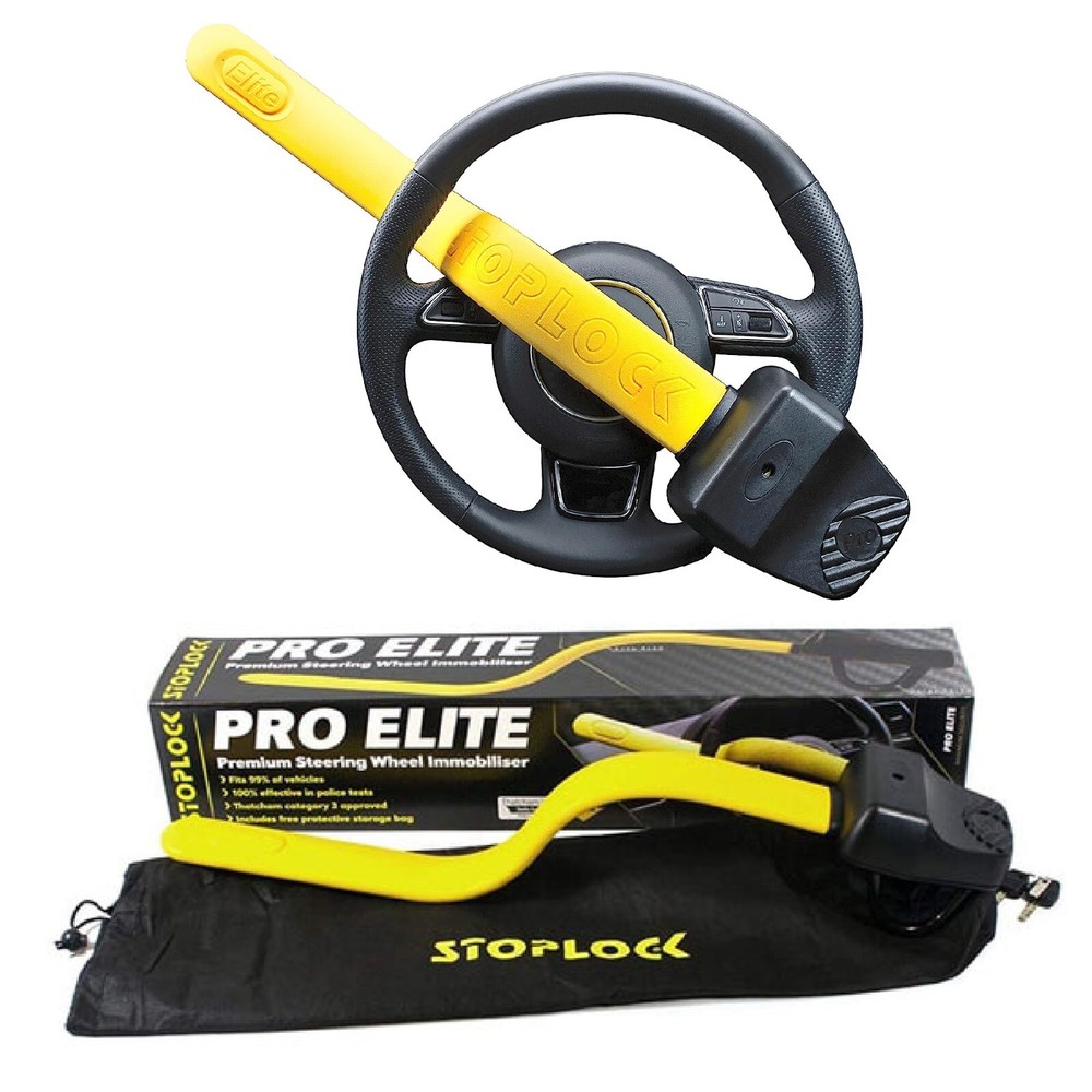 Stoplock PRO ELITE Steering Wheel Lock for Citreon Nemo 2008 Onwards Anti-Theft