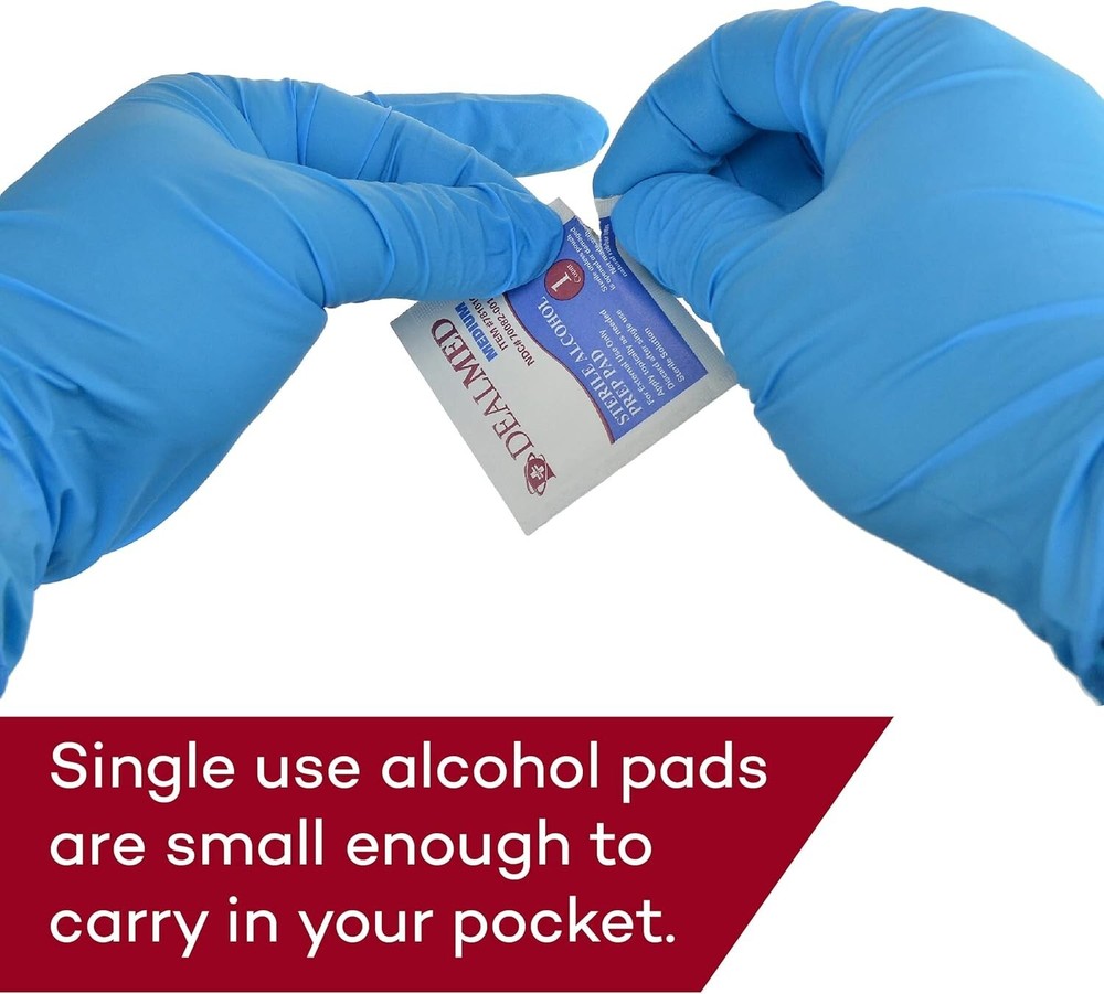 Convenient 200-Count Alcohol Prep Wipes - Quick & Reliable for Any Situation