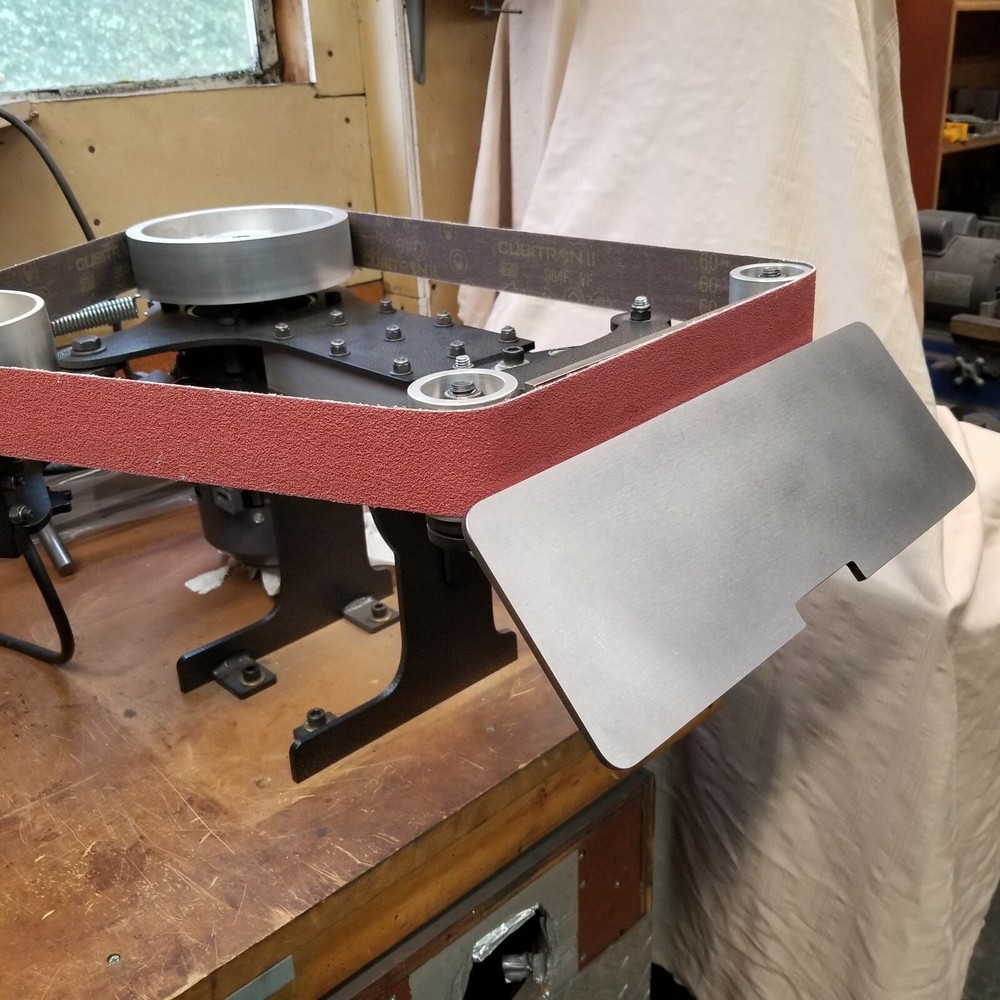 D-D Work / Tool Rest for Wilmont TAG Knife Belt Grinder - 14" Table