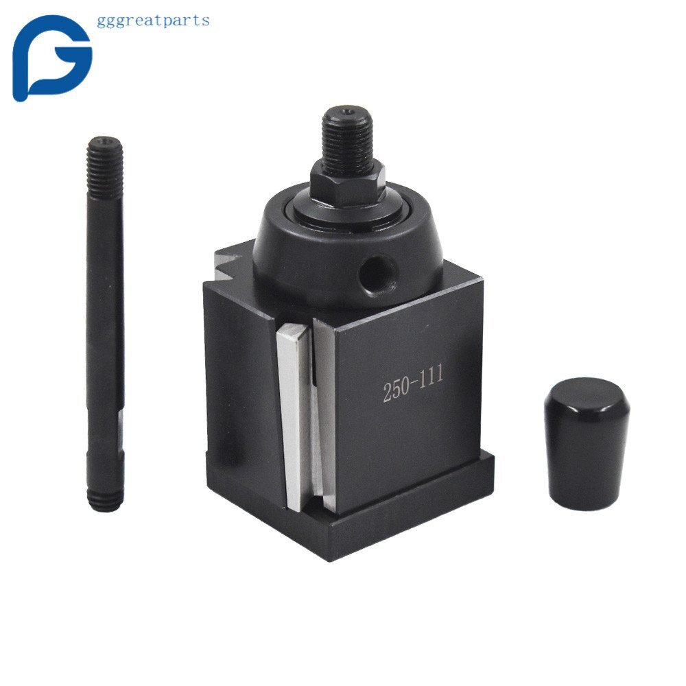 6 × 12" AXA 250-111 Wedge Type Quick Change Tool Post Holder Set For Lathe
