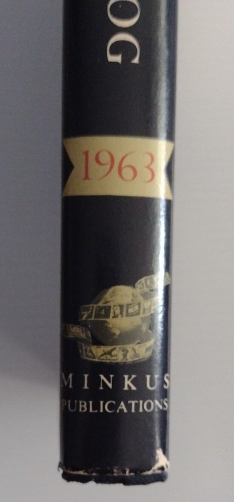 Minkus New American Stamp Catalog 1963 Edition with Dust Jacket