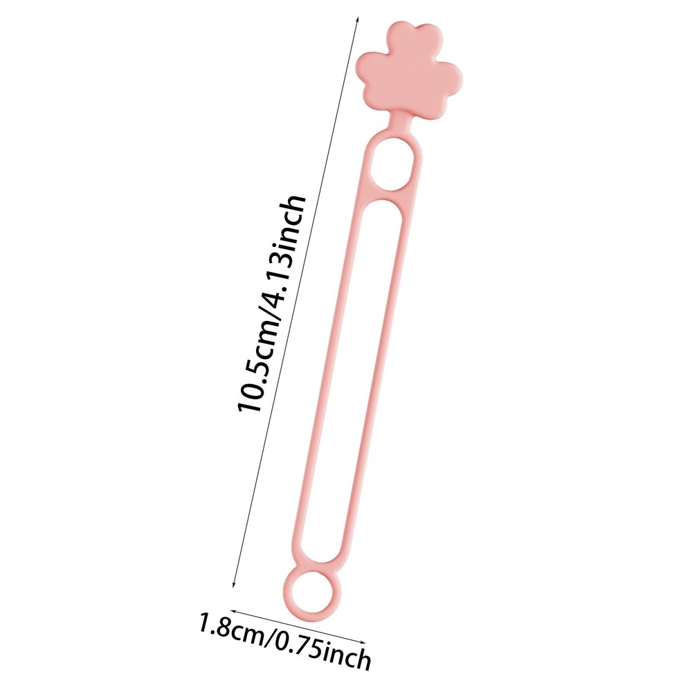 5 PCS Data Organizer 2026 Upgraded Version Silicone Ties Reusable Management