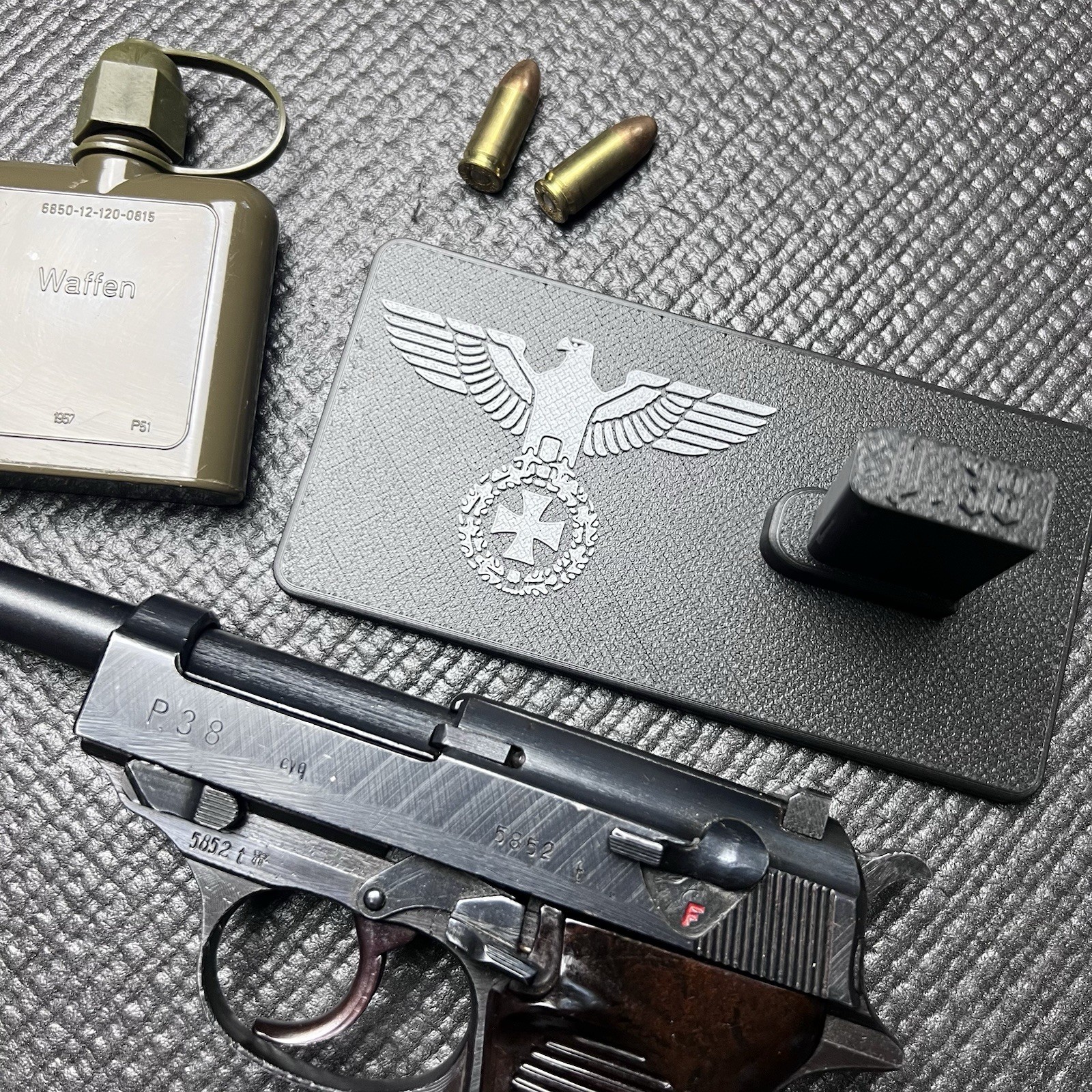 Walther P38 Pistol Display Stand Handgun Maintenance Holder WW2 German