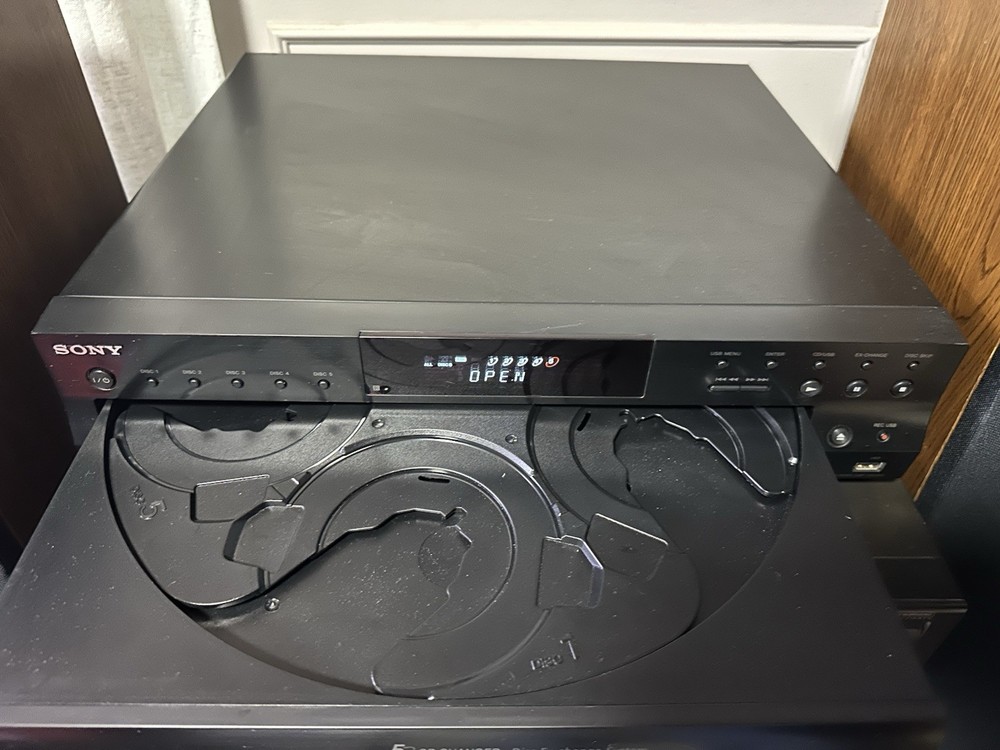 Sony CDP-CE500 Multi CD Player 5 Disc Changer USB Recorder
