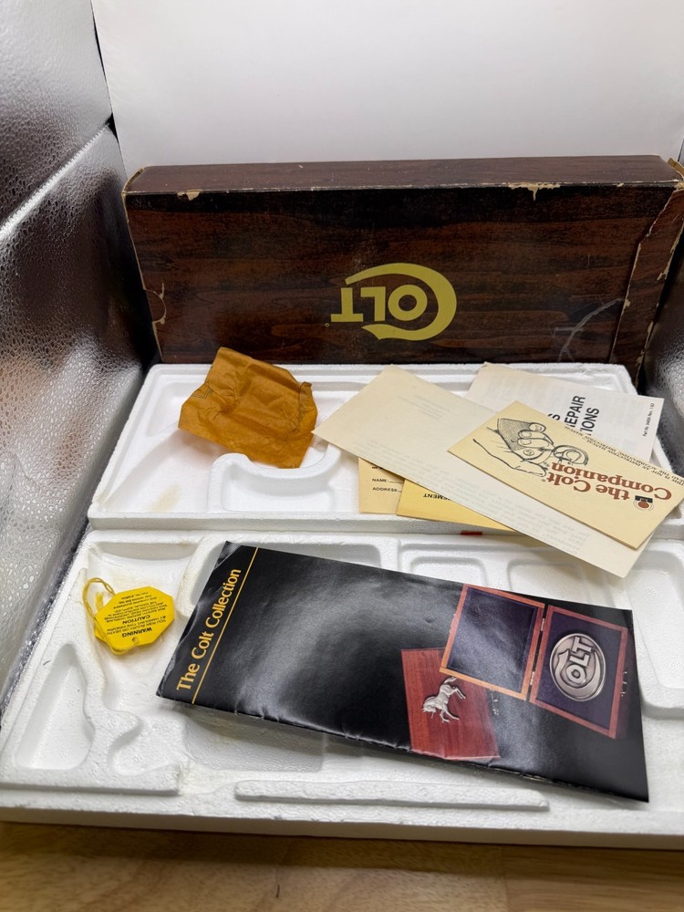 Colt Box.357 Magnum 7.5 New Frontier plus papers Perfect Foam Not Returnable