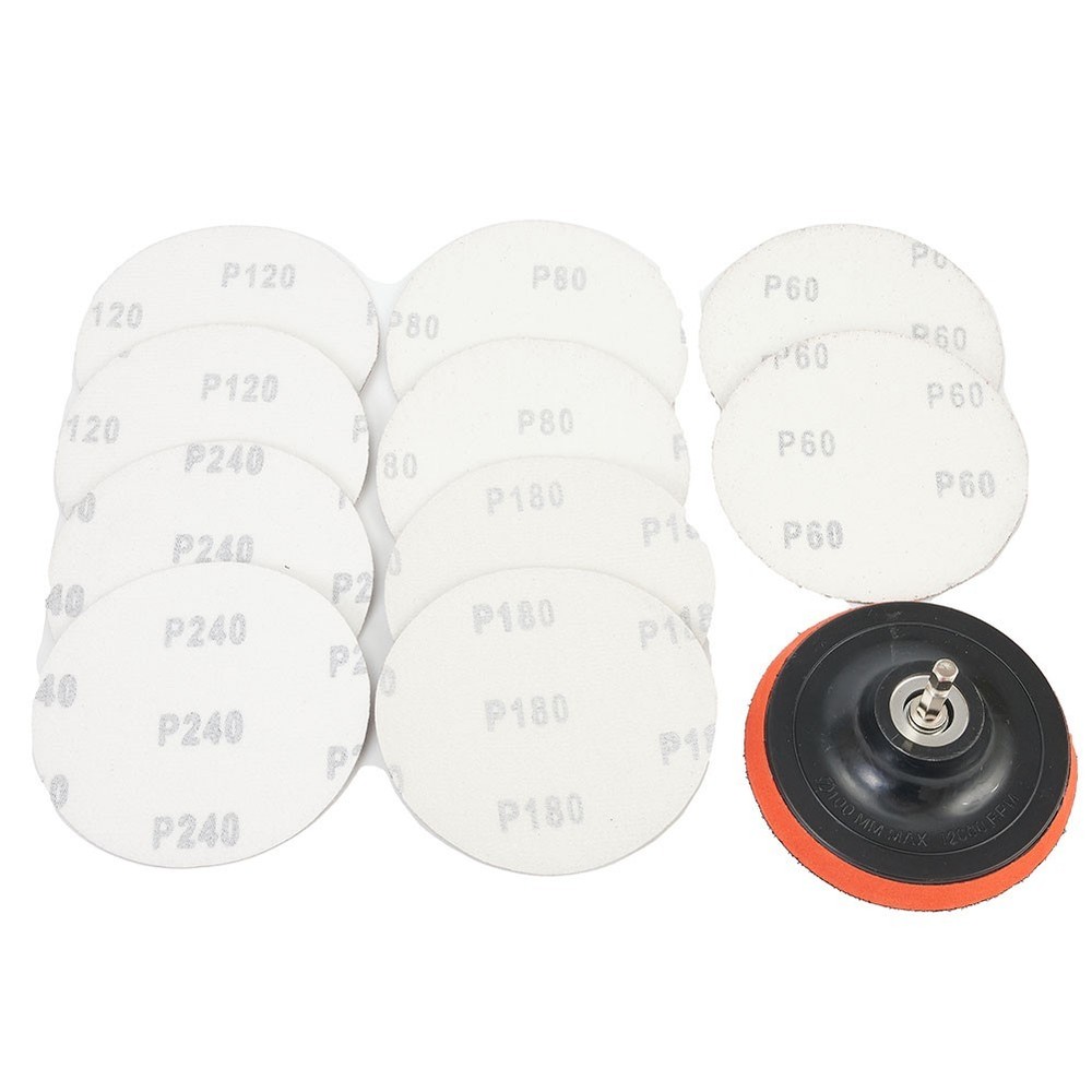 4inch Sanding Disc Aluminium Oxide Discs Hook&Loop M10 Set Polyurethane