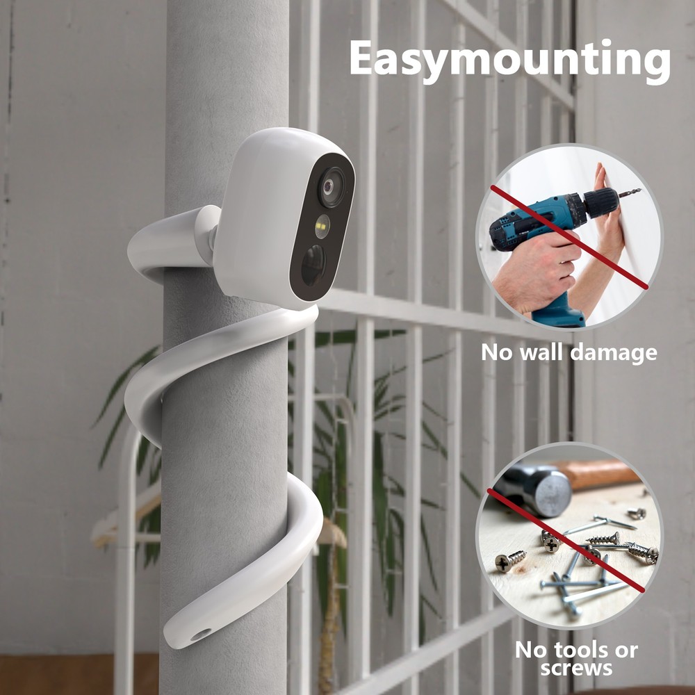 Flexible Mounting Bracket for eufy Security eufyCam C35 (1 Pack)