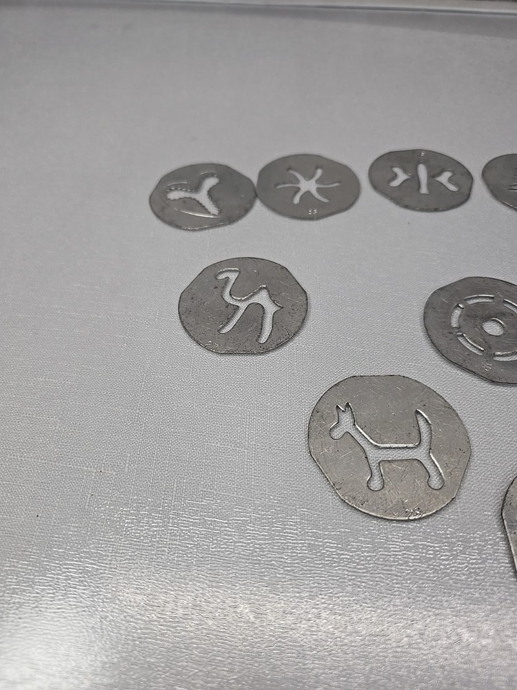 *VINTAGE* 11 Mirro Cookie Press Spare Replacement Discs **READ***