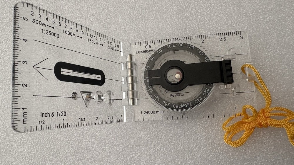 NEW SCOUT SIGHTING COMPASS Bushcraft Camping h