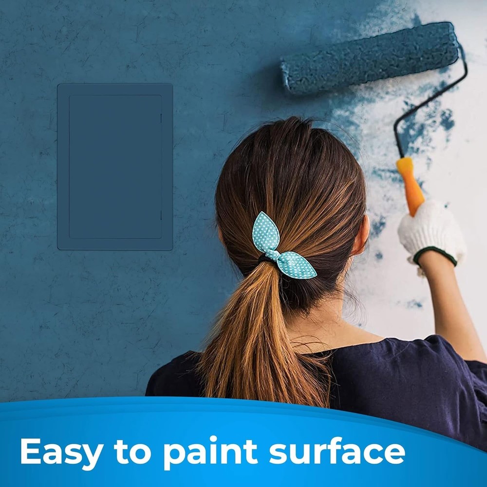 Modern 6 x 9 Inch Plastic Drywall Access Panel - Impact-Resistant & Convenient