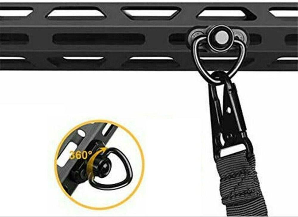 2 Pack High Table Armory Quick Disconnect Sling Push Button QD Sling Swivel