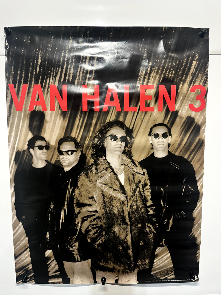 Poster: Van Halen 3 (1998): original CD LP album promo (C)