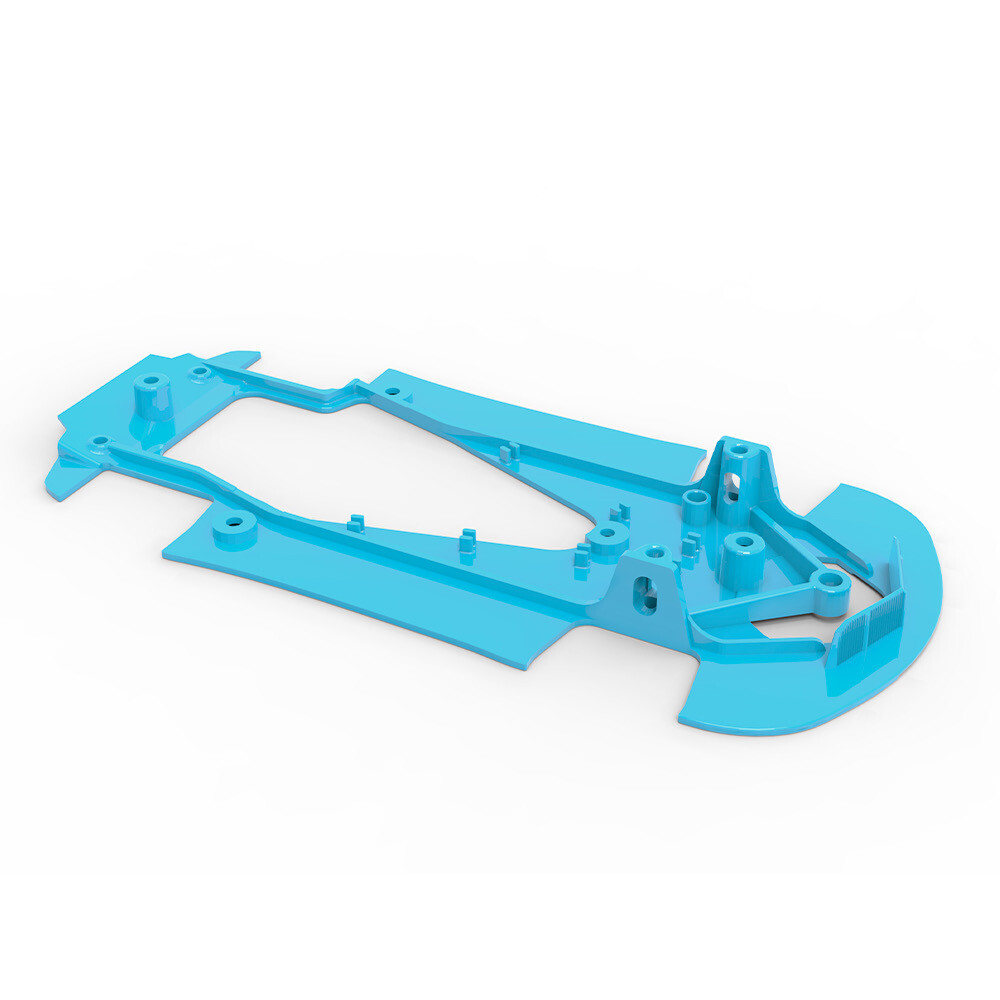 NSR 1624 Corvette C8.R Chassis Soft, Blue with Hole for Digital Sensor