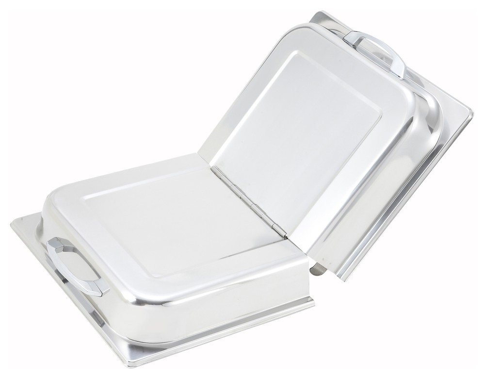 Dome Cover, Full-size, Hinged Opening, S/S (12 Each)