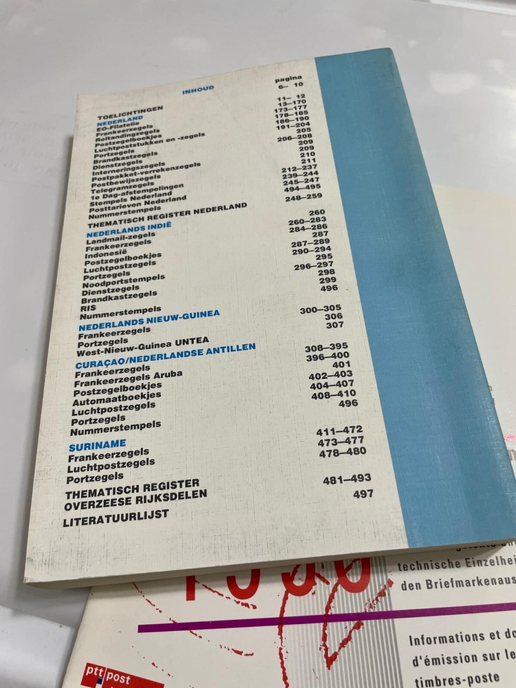 1980s-90s NVPH Speciale Catalogus Netherlands Specialized Postage Stamp Catalogs