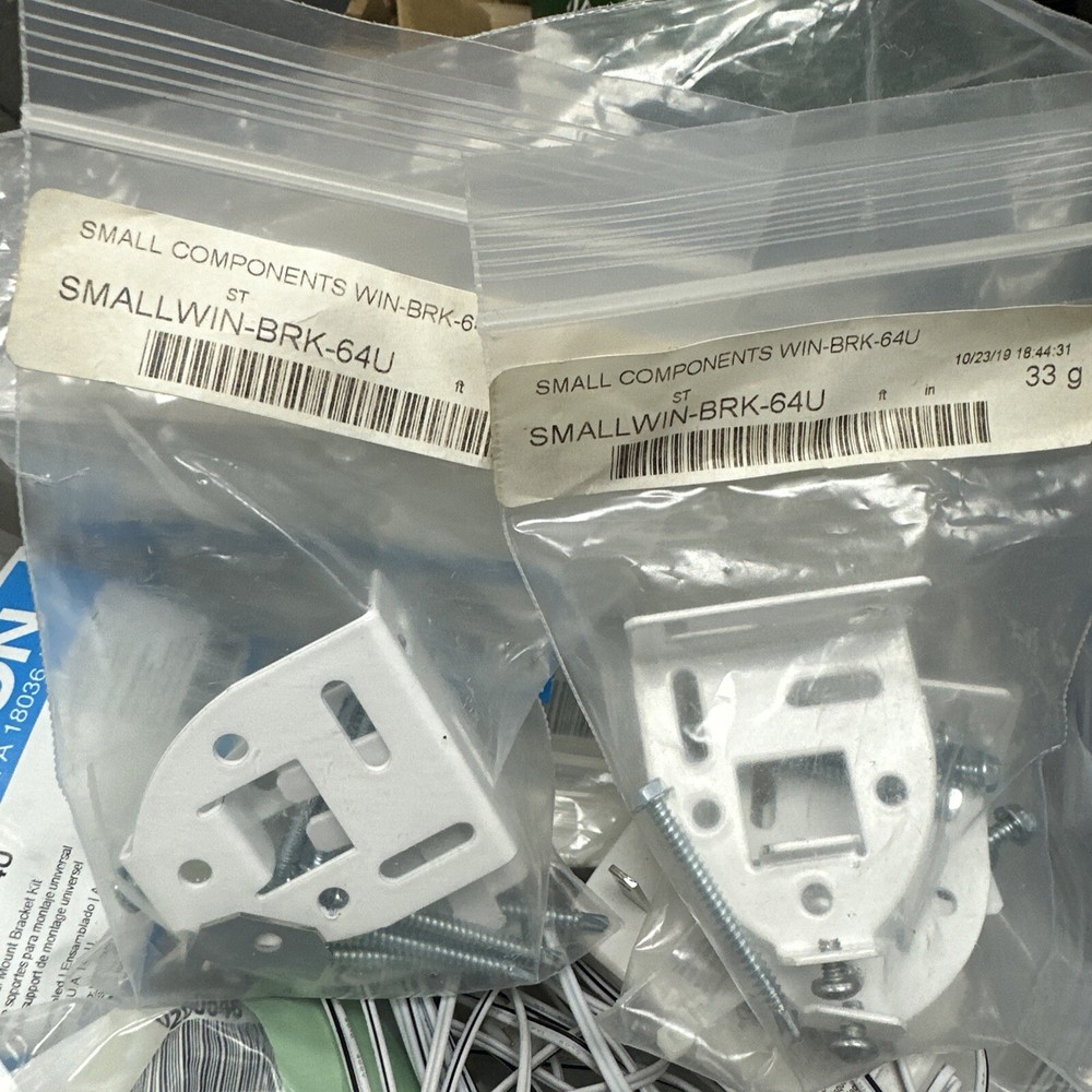 Lutron WIN-BRK-64U Roller 64 Brackets 2 SETS (4 pcs)