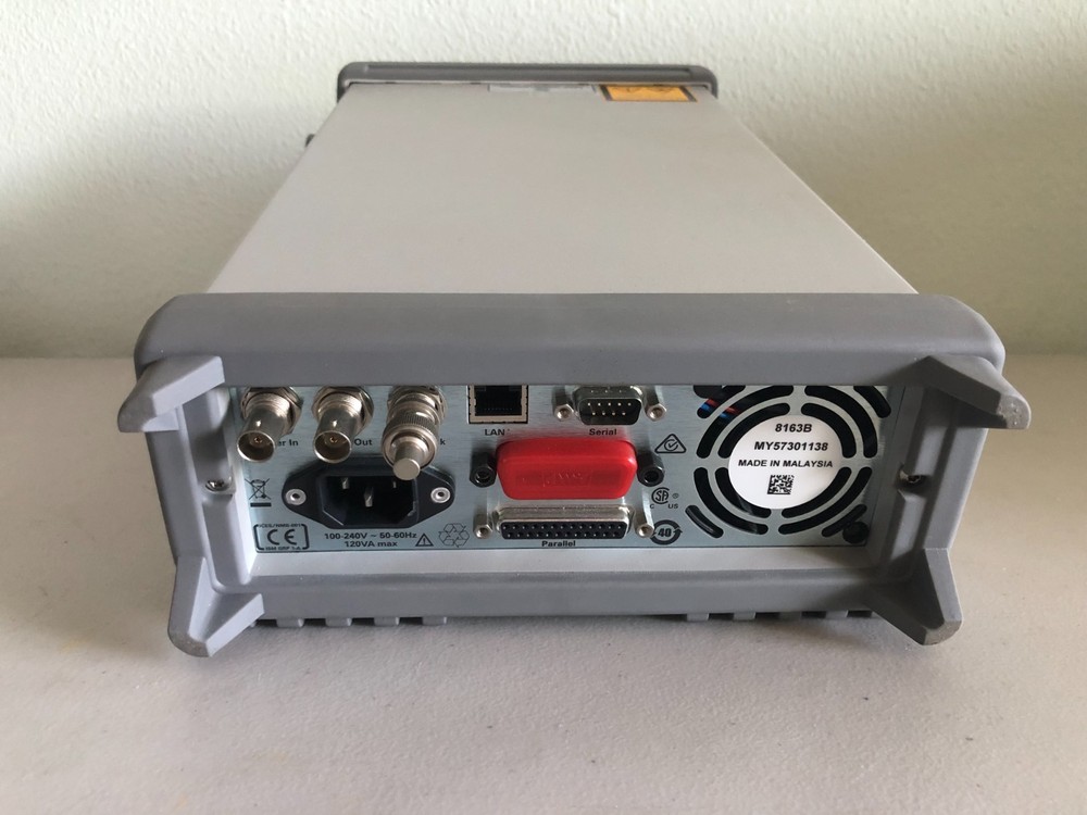 Keysight 8163B Lightwave Multimeter Mainframe+Interface81618A+power sensor81633A