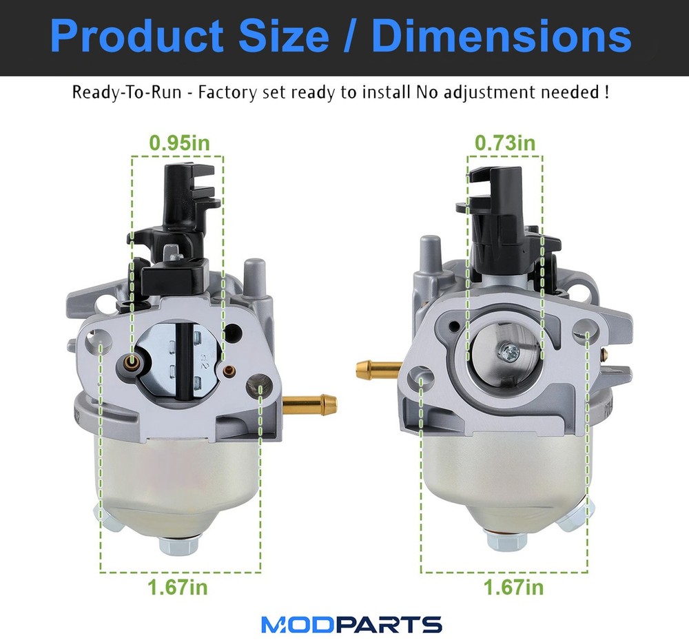Carburetor for Duromax XP652WP XP650WP Trash Pumps