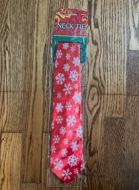Christmas Snowflake Necktie