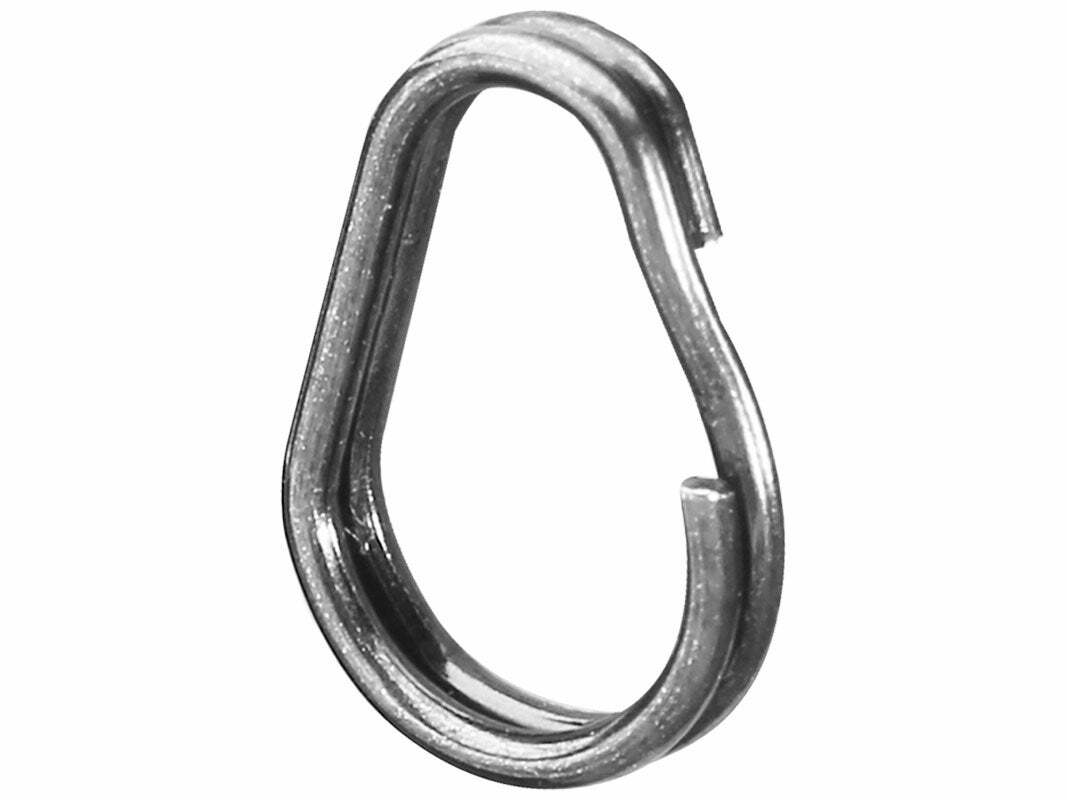 Owner Tear Drop Split Rings / Stainless with BC Finish 4186 - Choose Size