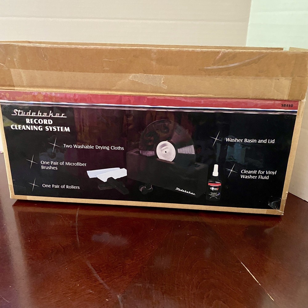 Studebaker Record Cleaning System Original Box For Vinyl Records