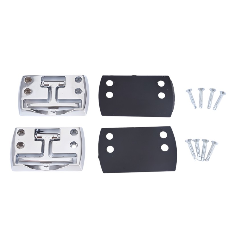 2pcs Sturdy Folding Tow connectors for Secure Load Fixing on Vehicles