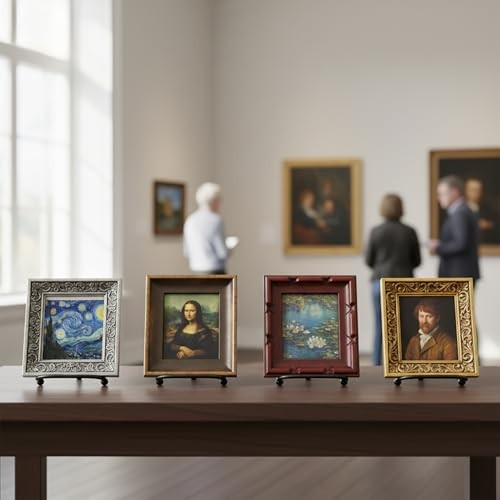 4 Pack Easel Stand, Multi - Purpose Holders for Picture Frames, Plate Display