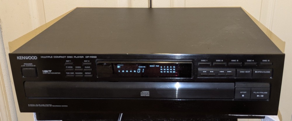 Kenwood DP-R892 Multiple Compact Disc Player Untested No Remote! 1992