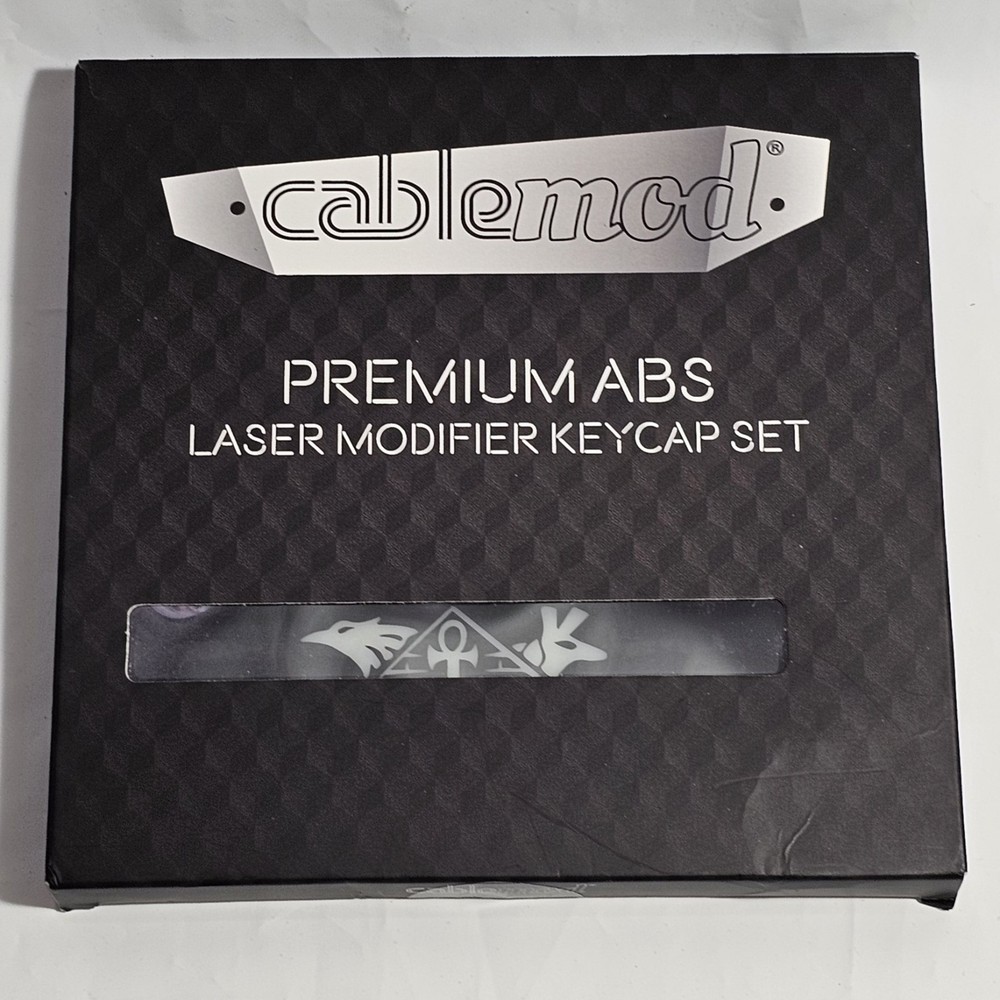 "Horus vs Seth" Cablemod Premium ABS Laser Modifier Keycap Set OEM Profile Shine
