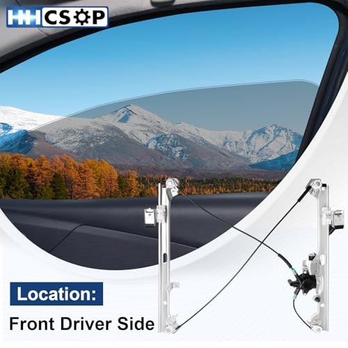 Front Left Driver Side Power Window Regulator w/Motor for Front Driver Side