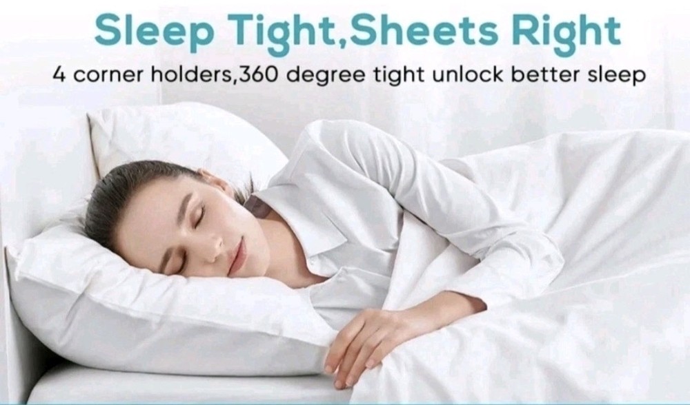 Lock Sheet Holders Keep Sheets Tight Heavy Duty Bed Sheet Holder Corner - Gray