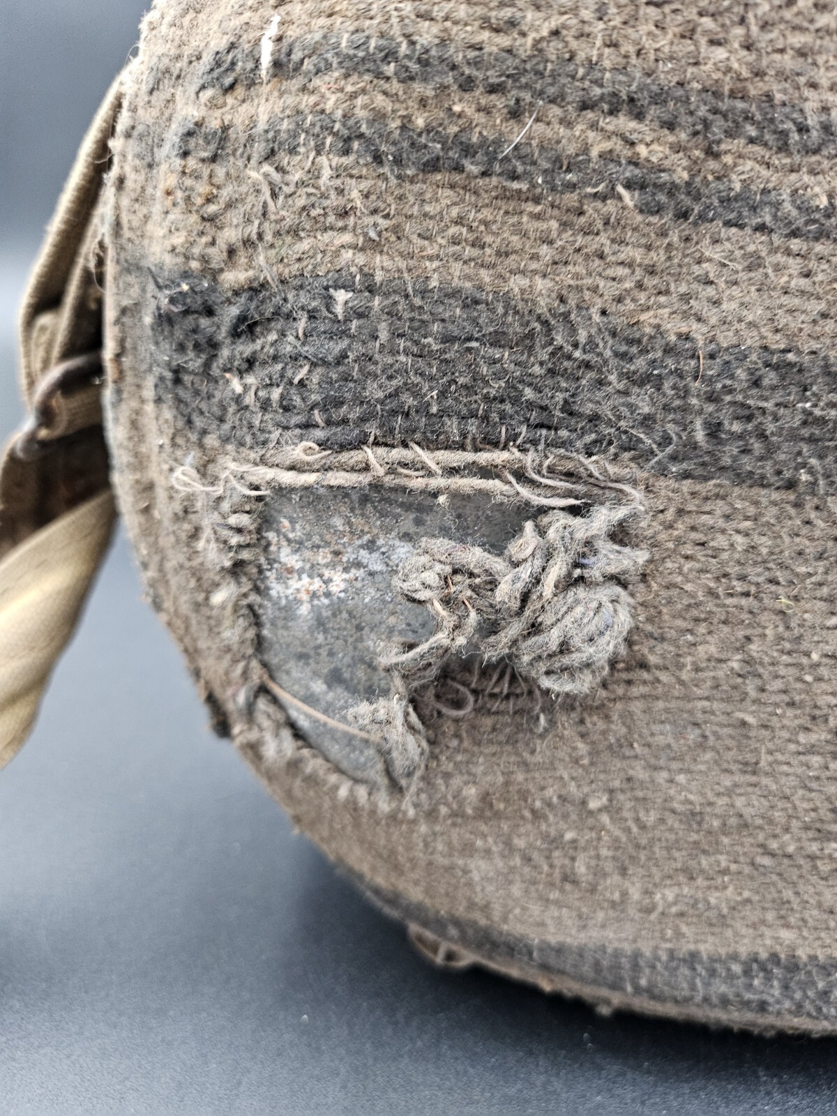 Vintage Bear Brand Canteen w/ Cover and Strap