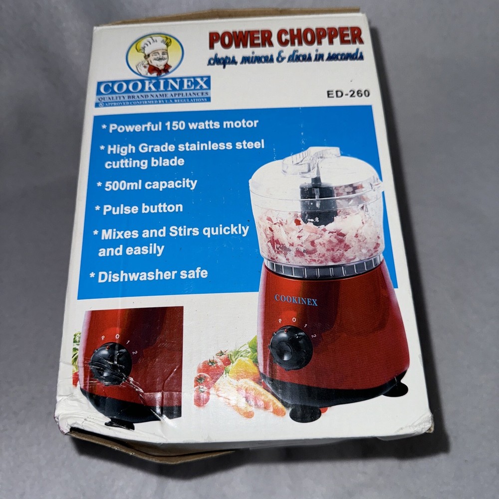 Cookinex Power Chopper Red NIB