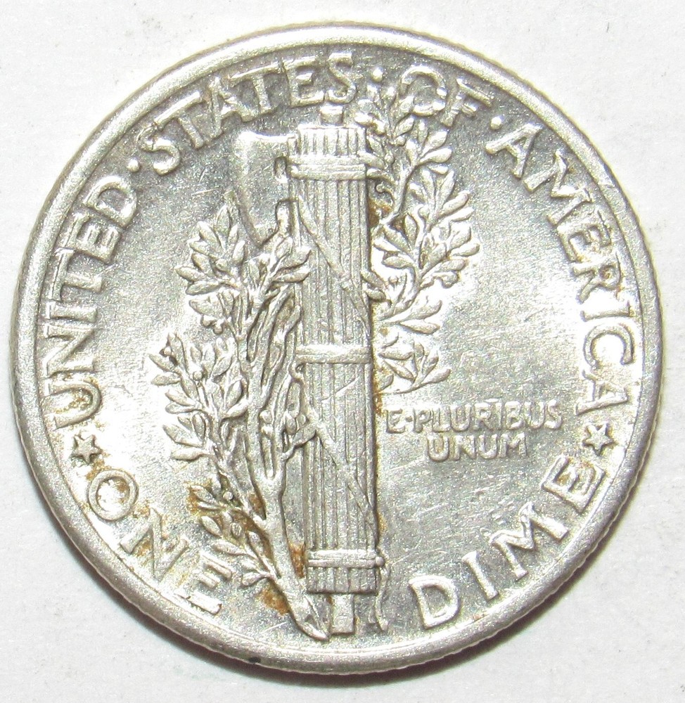 1935 Mercury Dime AU (K95)