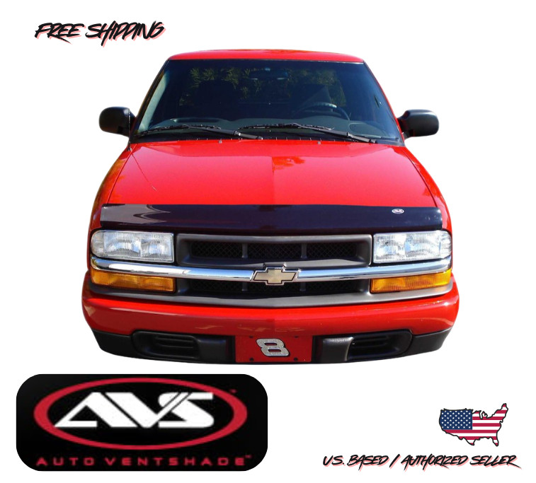 1998-2003 Ford Ranger AVS Bugflector Medium Profile Bug Hood Deflector - Smoke