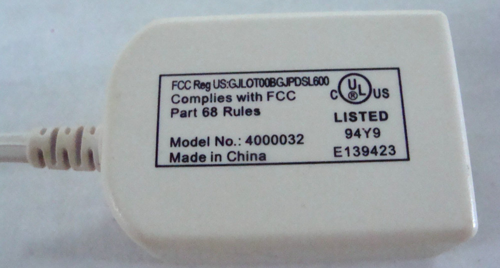 DSL Filter - Computer Modem and Phone