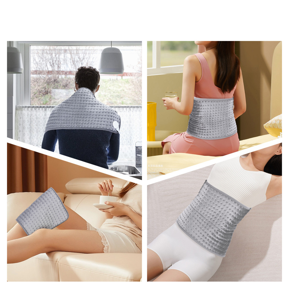 2 Set Heating Pad, 10 Heating Levels, Adjustable Time and Heating Settings
